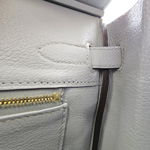 Birkin 30 Gris Mouette in Epsom Gold hardware