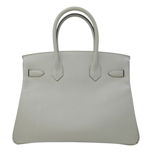 Birkin 30 Gris Mouette in Epsom Gold hardware
