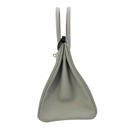 Birkin 30 Gris Mouette in Epsom Gold hardware