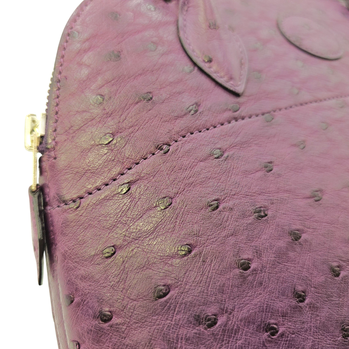 Bolide 27 Violine in Ostrich Palladium hardware