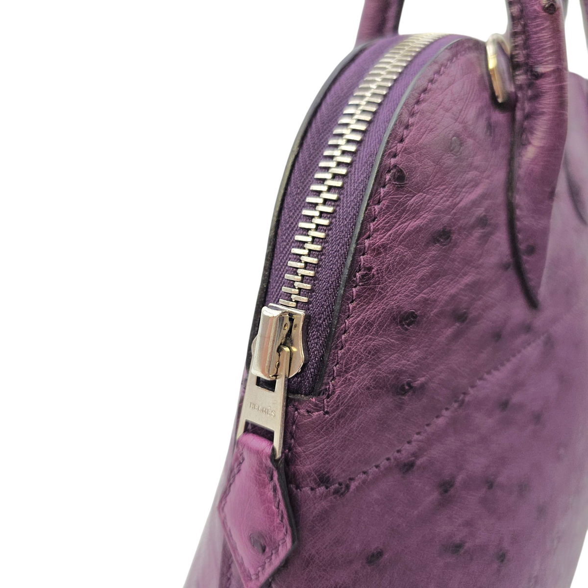 Bolide 27 Violine in Ostrich Palladium hardware