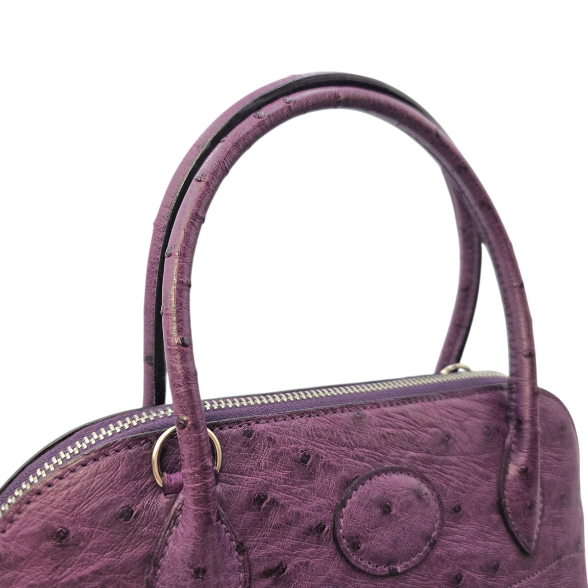 Bolide 27 Violine in Ostrich Palladium hardware