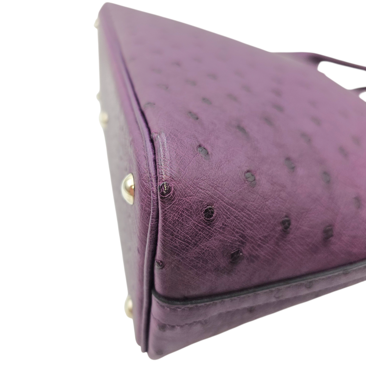 Bolide 27 Violine in Ostrich Palladium hardware
