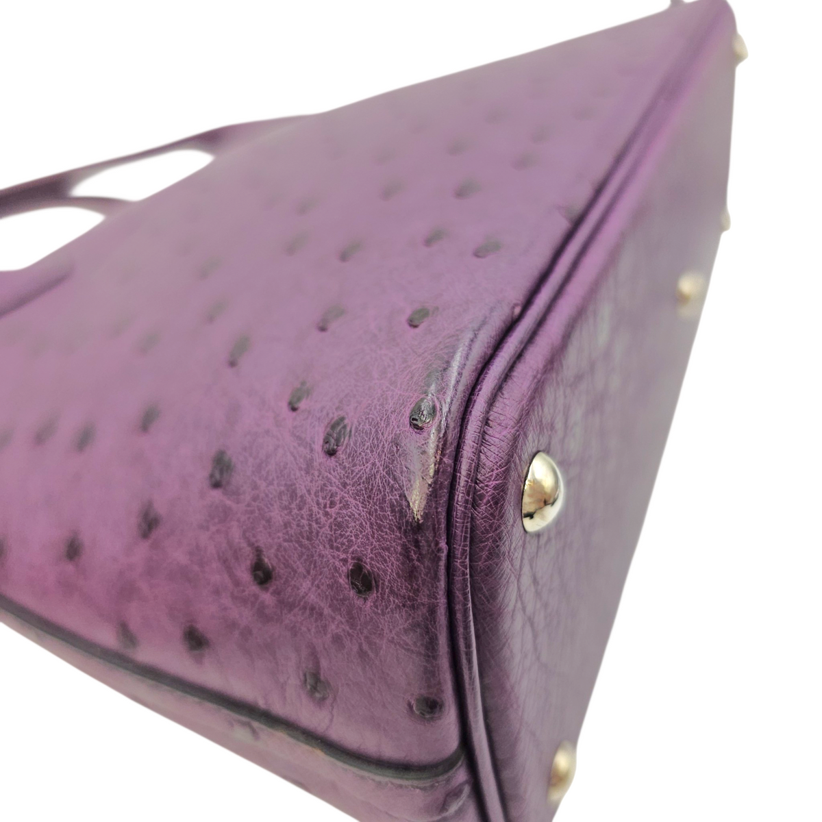 Bolide 27 Violine in Ostrich Palladium hardware
