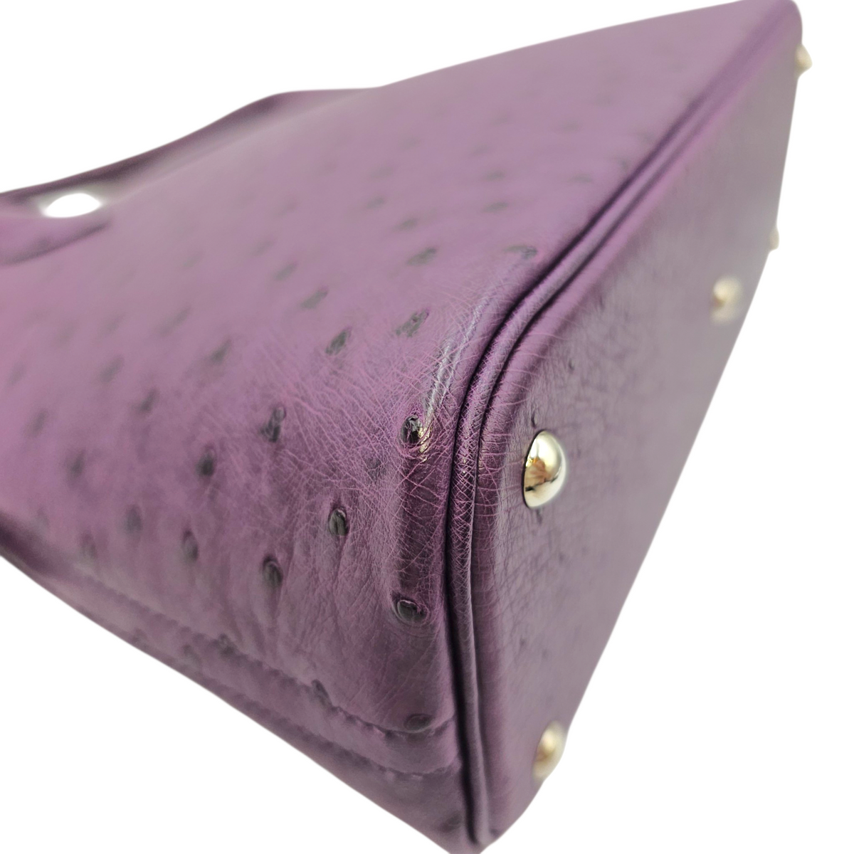 Bolide 27 Violine in Ostrich Palladium hardware