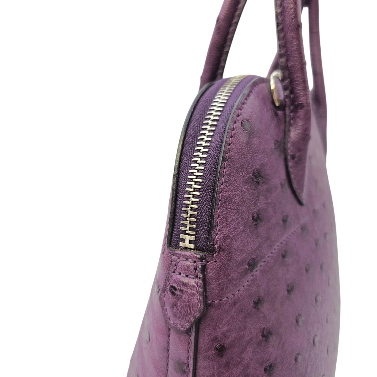 Bolide 27 Violine in Ostrich Palladium hardware