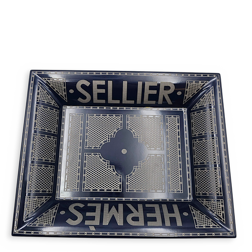 Hermes Sellier Bleu Roi Change Tray
