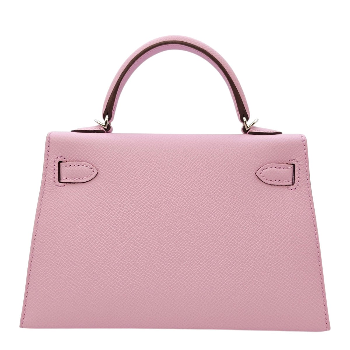 Sellier Kelly 20 Mauve Sylvestre in Epsom Palladium hardware