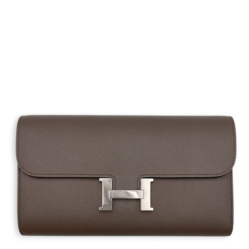 Constance To Go  Étain Wallet in Epsom Palladium hardware