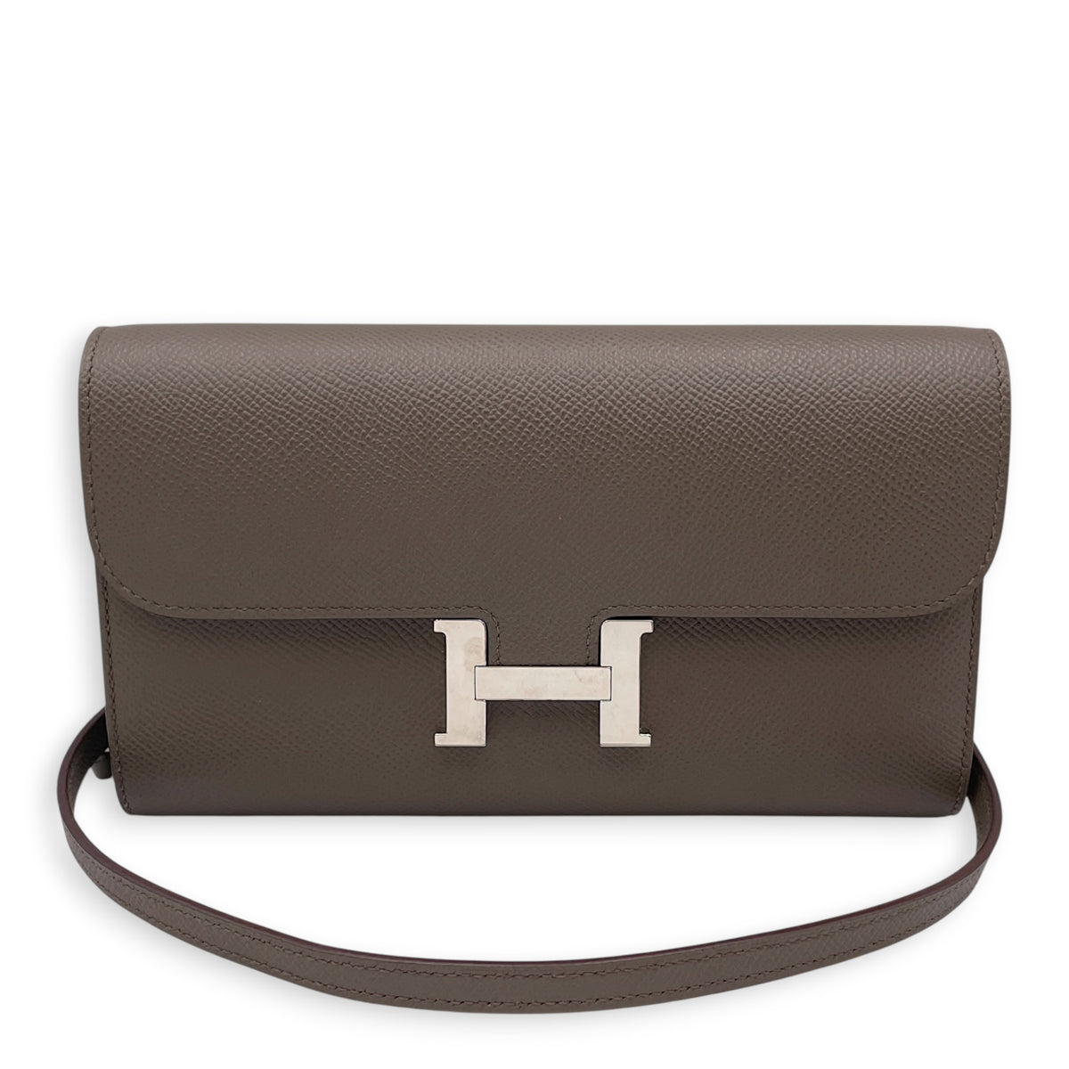 Constance To Go  Étain Wallet in Epsom Palladium hardware