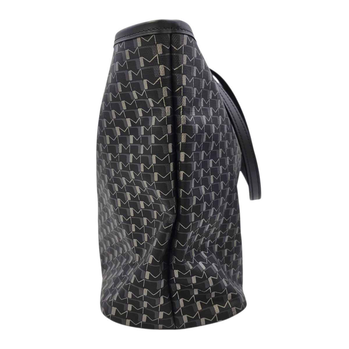 Oh! Cabas Hor  MM Black Tote Bag in Coated Canvas