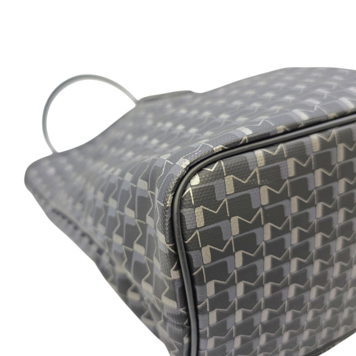 Oh! Cabas Hor  MM Black Tote Bag in Coated Canvas