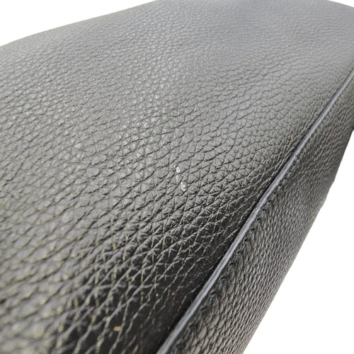Ms GG Hobo Black Shoulder Bag in Calfskin Gold hardware