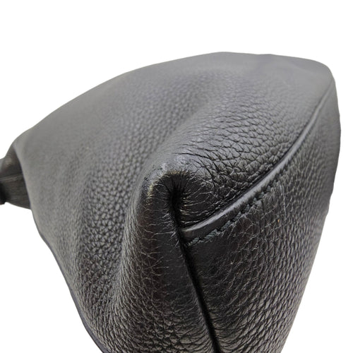 Ms GG Hobo Black Shoulder Bag in Calfskin Gold hardware