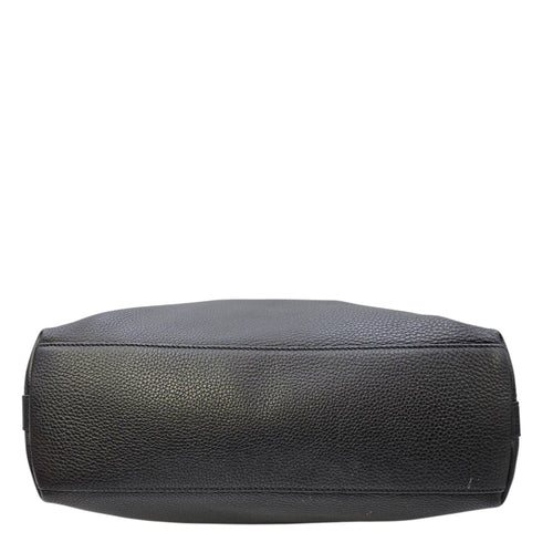 Ms GG Hobo Black Shoulder Bag in Calfskin Gold hardware