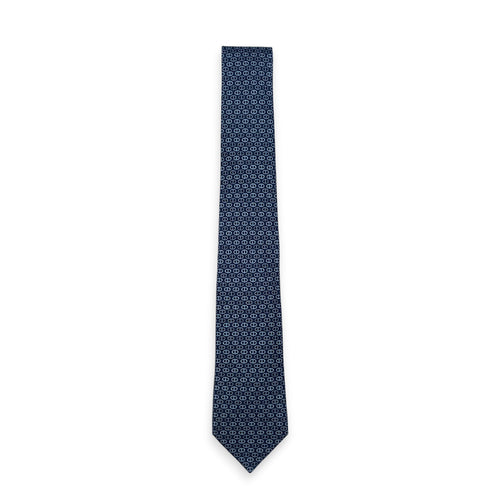 H au Maillon Tie 7cm  Marine/Ciel/Bleu  Tie