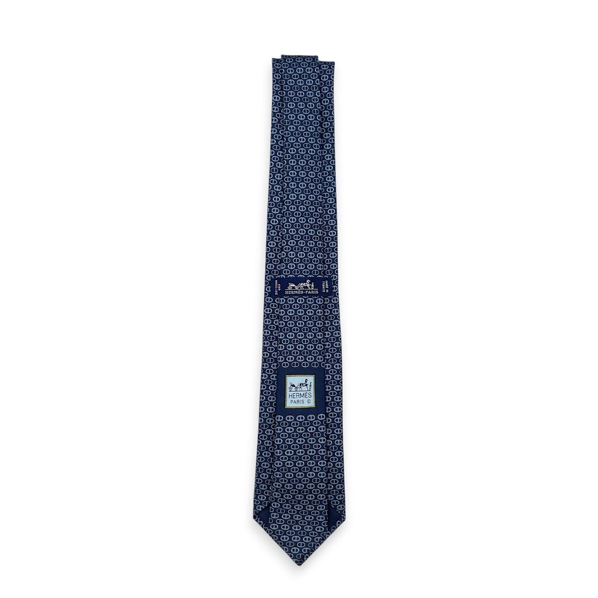 H au Maillon Tie 7cm  Marine/Ciel/Bleu  Tie