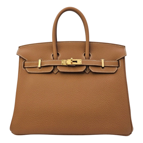 Birkin 25 Gold in Togo Gold hardware
