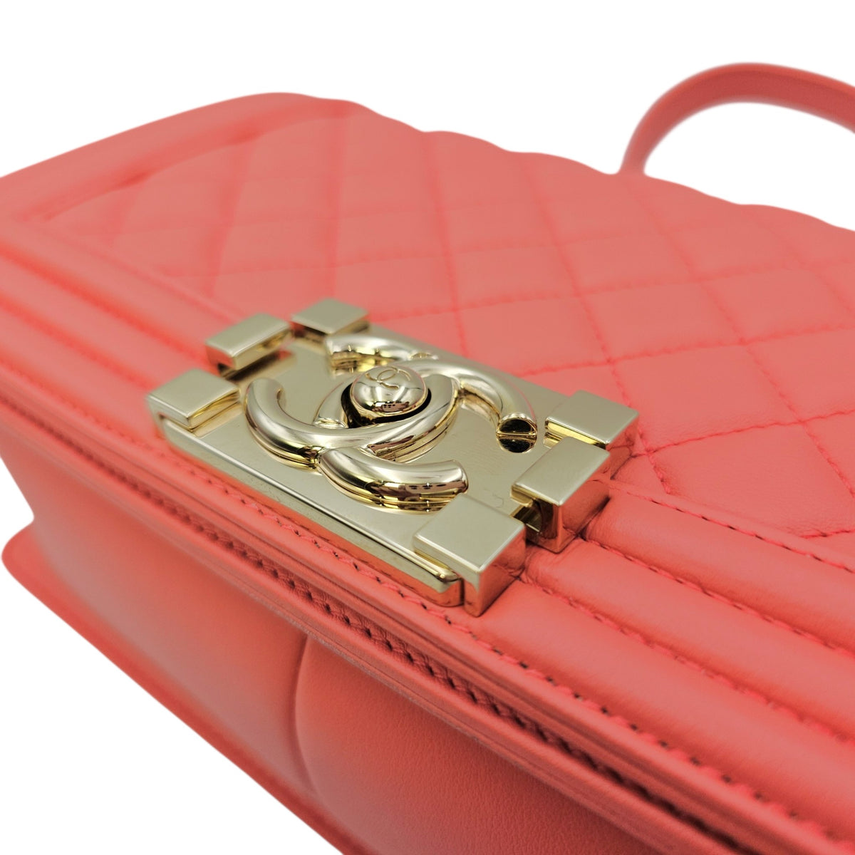 Boy Shoulder Bag in Calfskin Gold hardware