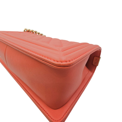 Boy Shoulder Bag in Calfskin Gold hardware