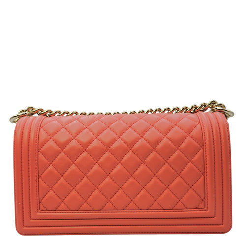 Boy Shoulder Bag in Calfskin Gold hardware