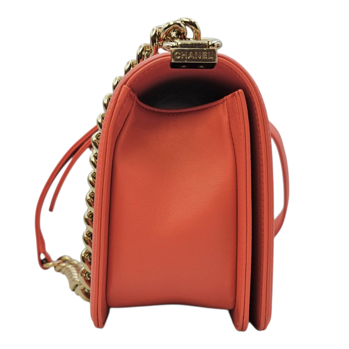 Boy Shoulder Bag in Calfskin Gold hardware