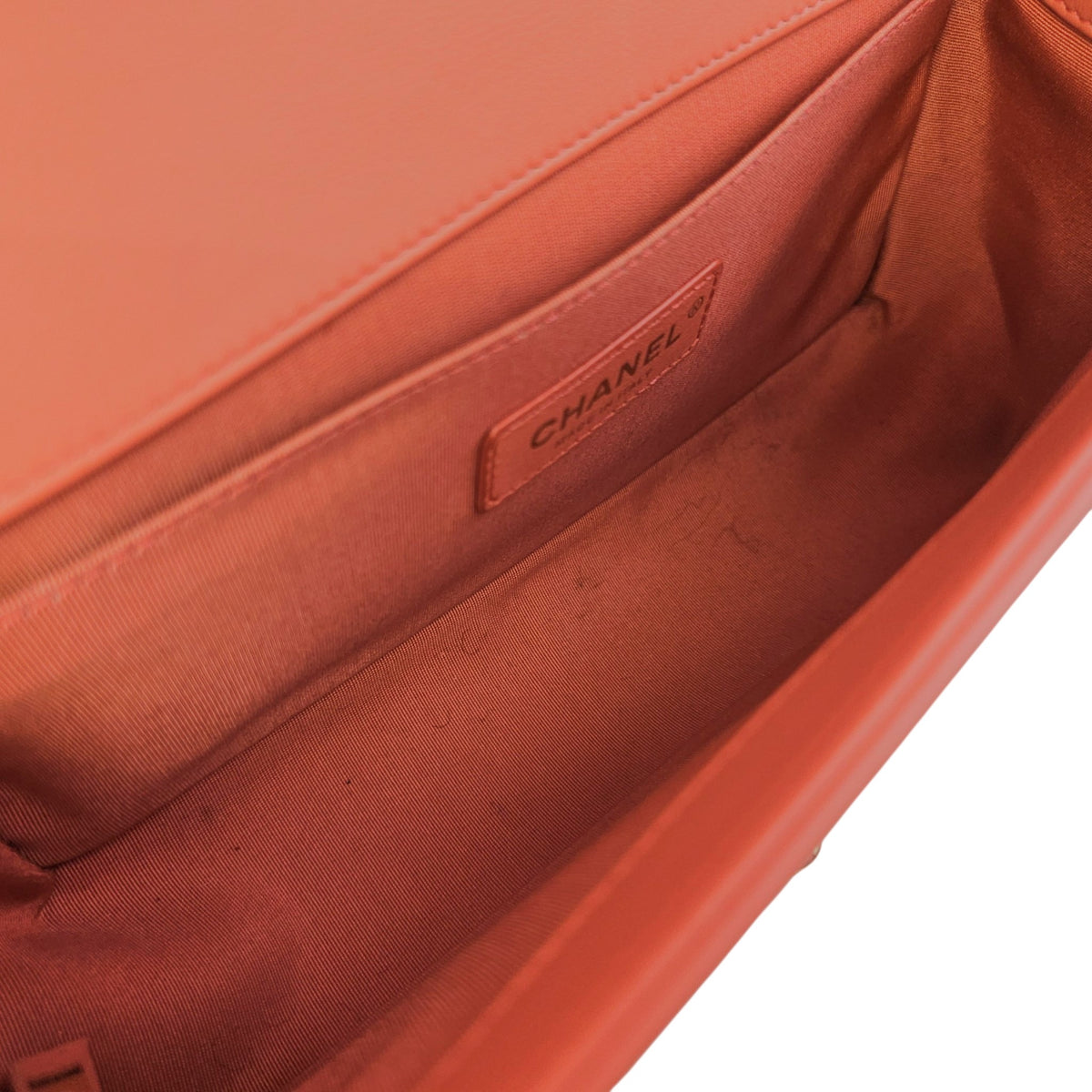 Boy Shoulder Bag in Calfskin Gold hardware