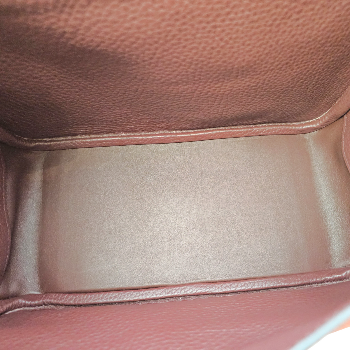 Lindy 26 Orange Poppy/Bordeaux  in Clemence Palladium hardware