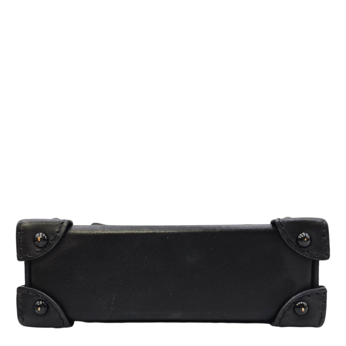 Vertical Trunk  Brown Crossbody Bag in Monogram Coated Canvas Gold hardware