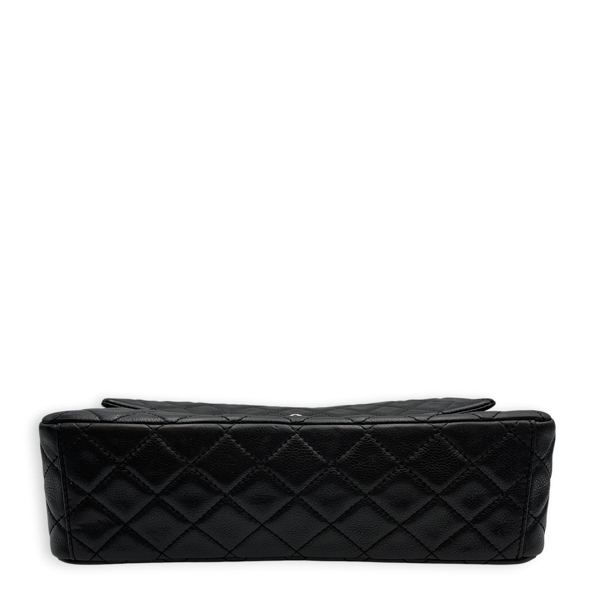 Timeless CC 33cm Black Shoulder Bag in Calfskin Silver hardware