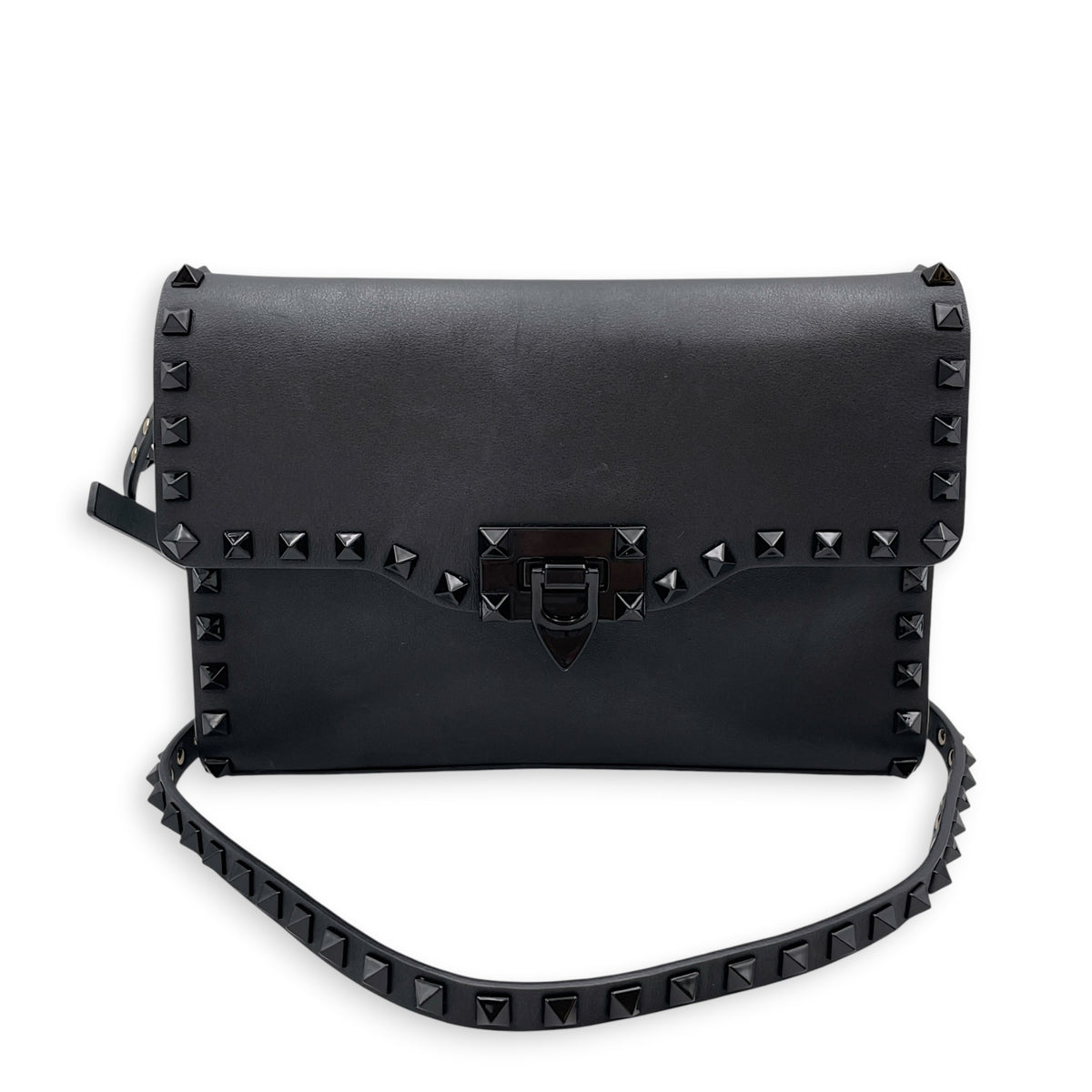 Rockstud 23 Black Crossbody Bag So Black hardware