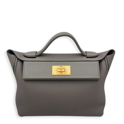 24/24 29 Gris Meyer in Togo Gold hardware