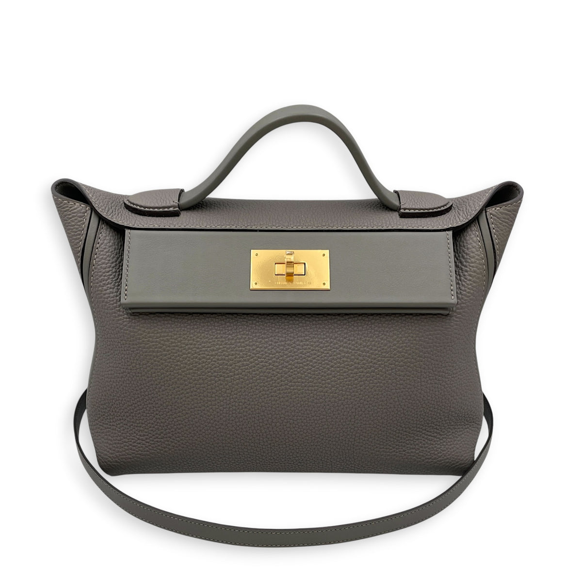 24/24 29 Gris Meyer in Togo Gold hardware