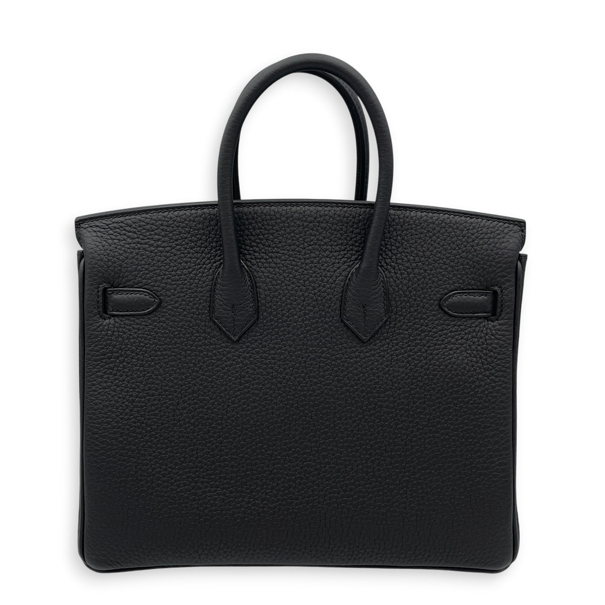 Birkin 25 Noir in Togo Gold hardware
