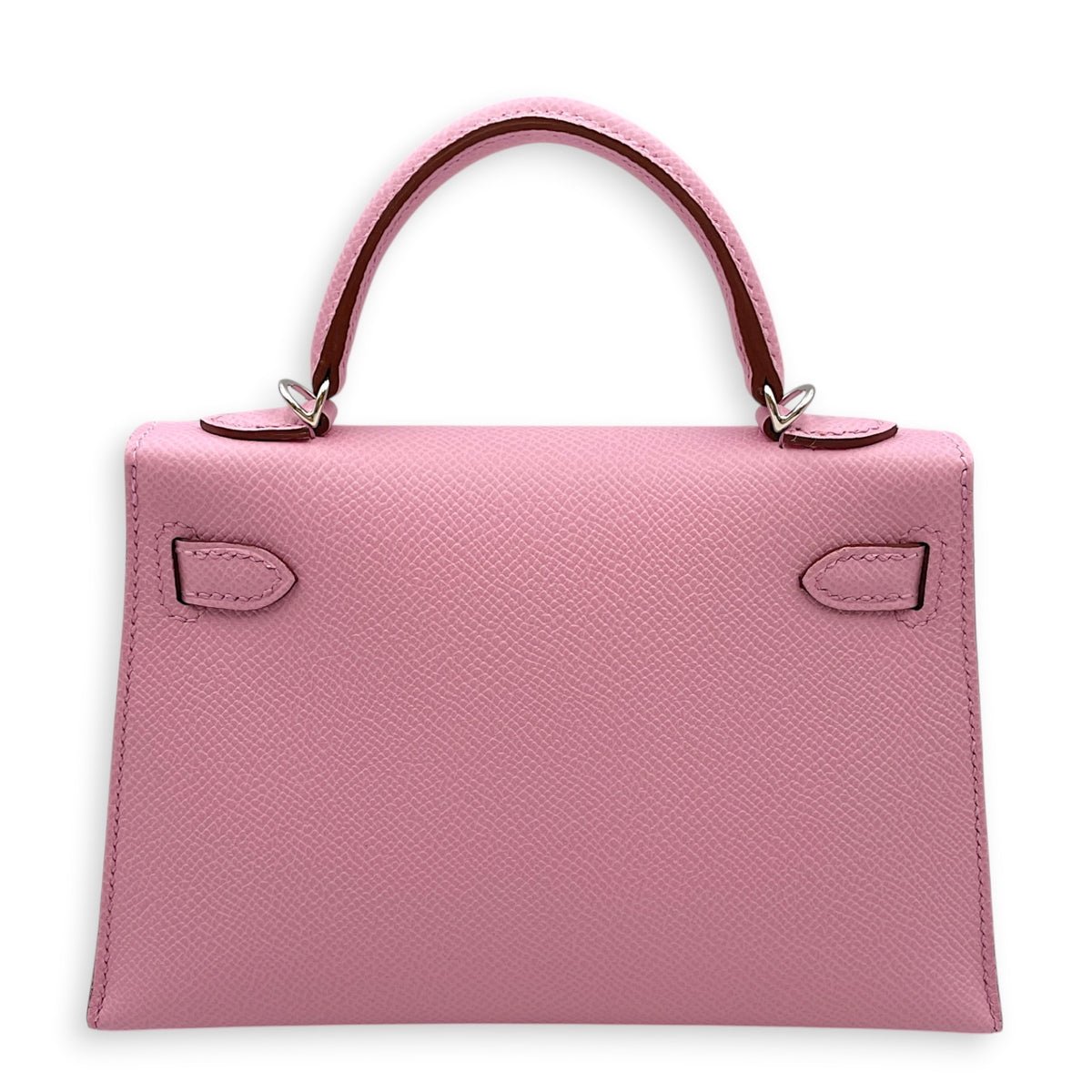 Sellier Kelly 20 Mauve Sylvestre in Epsom Palladium hardware