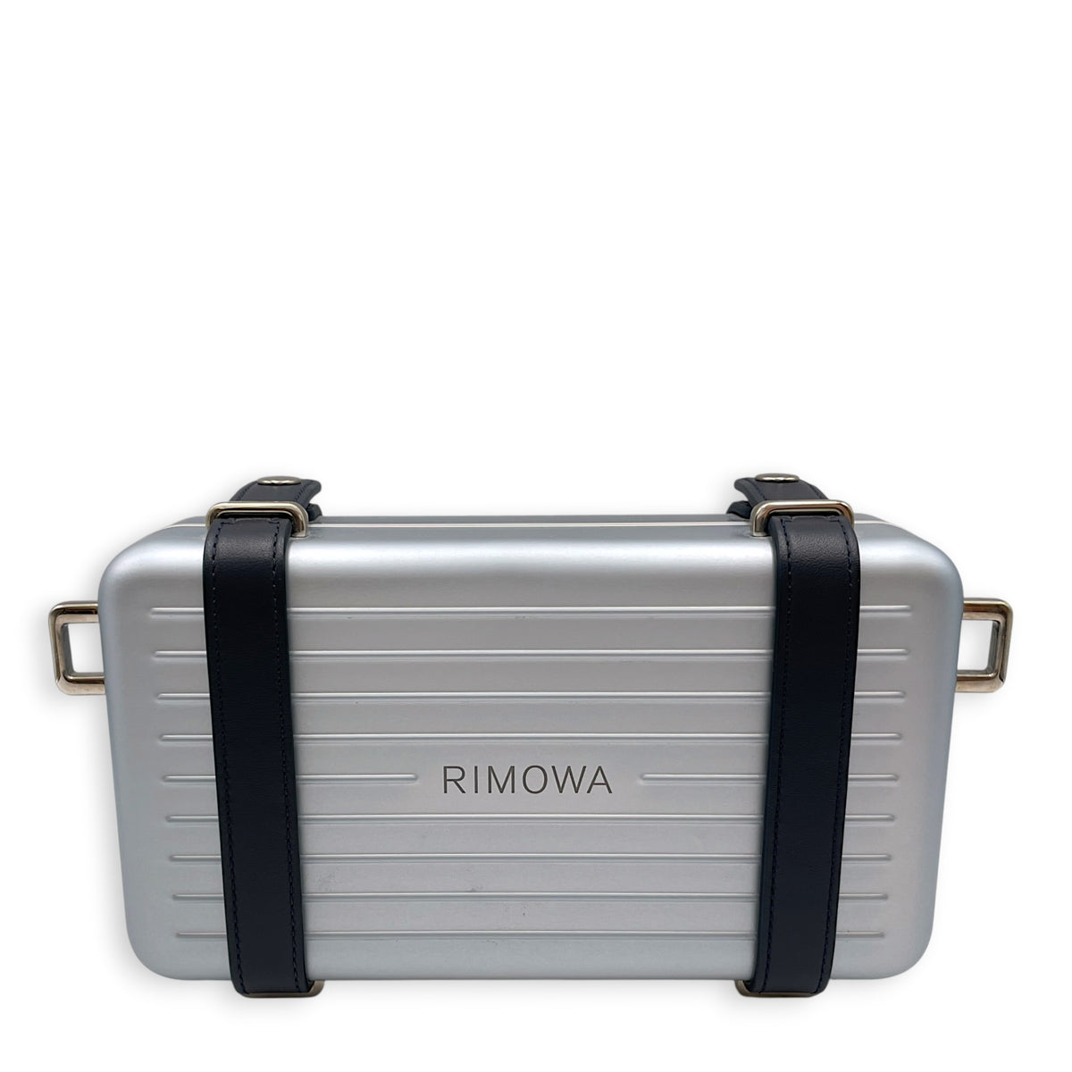 Dior x Rimowa Aluminium Silver Crossbody Bag Silver hardware