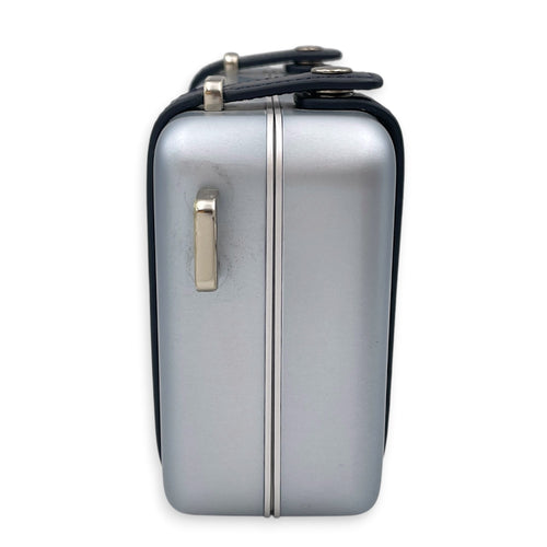 Dior x Rimowa Aluminium Silver Crossbody Bag Silver hardware
