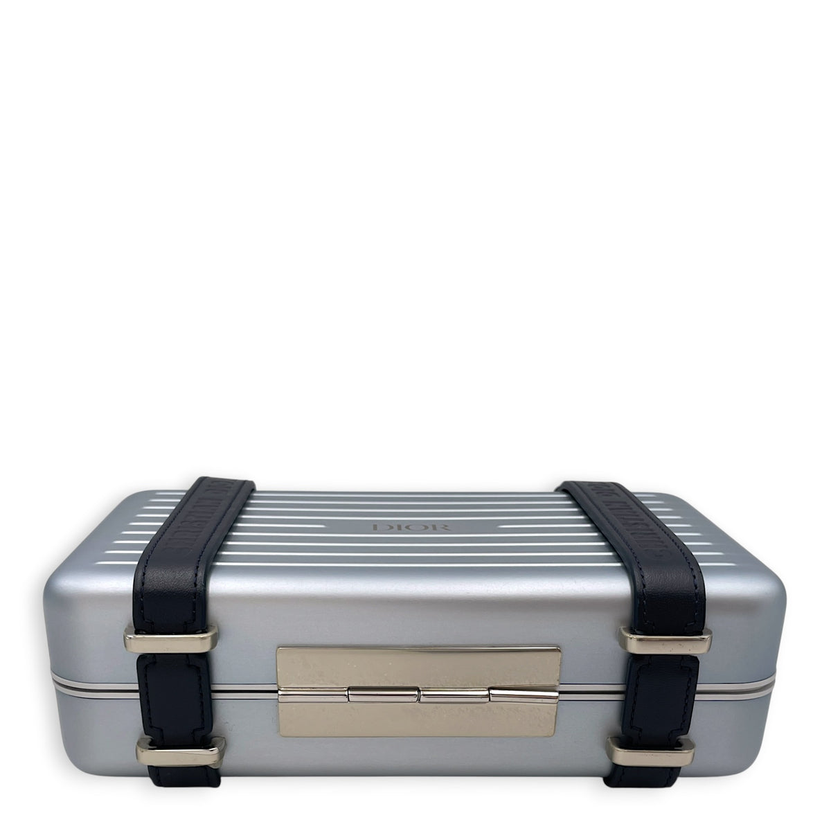Dior x Rimowa Aluminium Silver Crossbody Bag Silver hardware