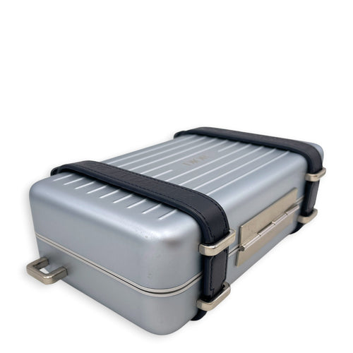 Dior x Rimowa Aluminium Silver Crossbody Bag Silver hardware