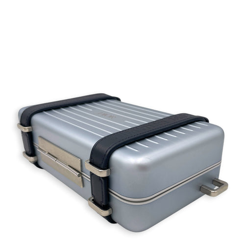 Dior x Rimowa Aluminium Silver Crossbody Bag Silver hardware