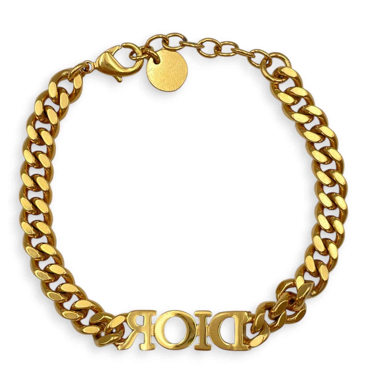 Dior Logo  Gold Bracelet Gold hardware