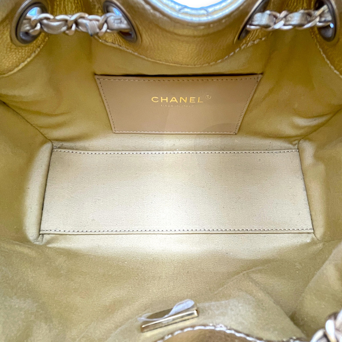 C25  Mini Gold Shoulder  in Lambskin Gold hardware