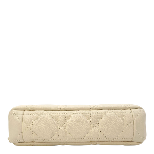 Caro White Crossbody Bag in Calfskin Gold hardware