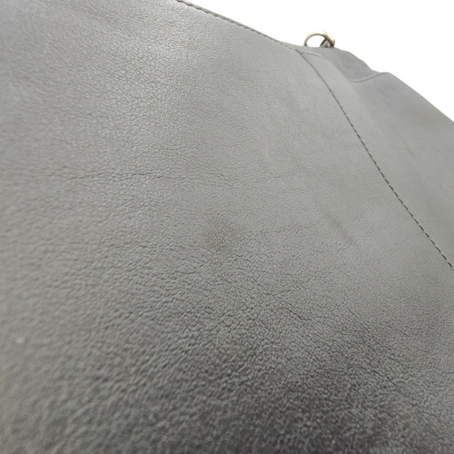 Rodeo Medium Black Top Handle Bag in Calfskin Palladium hardware