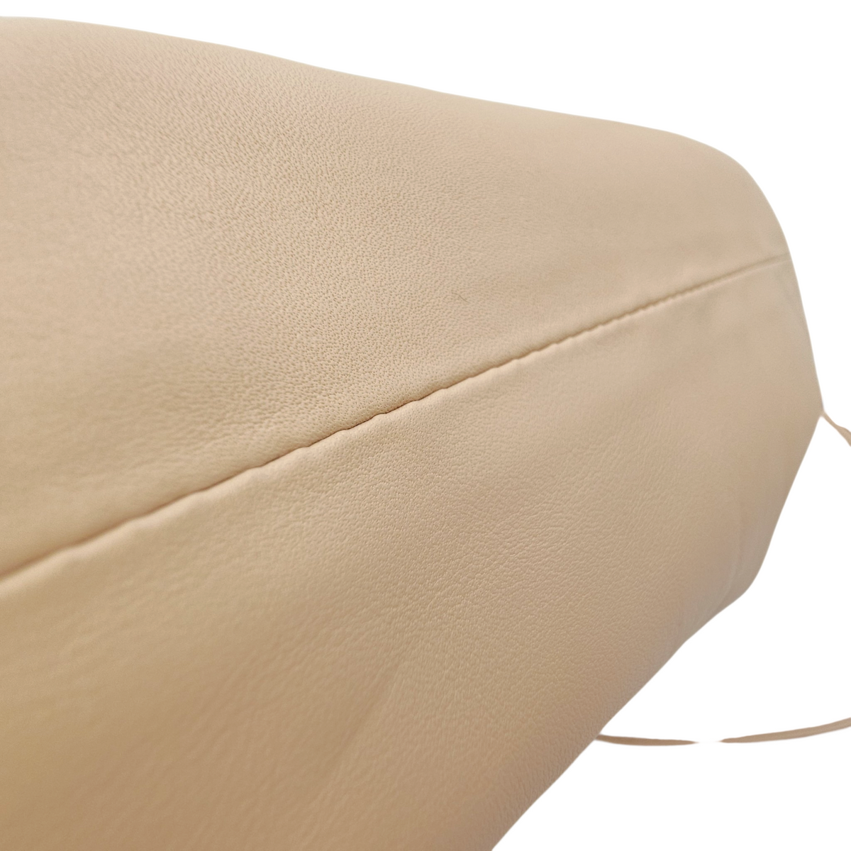 The Pouch  Mini Beige Crossbody Bag in Calfskin Gold hardware