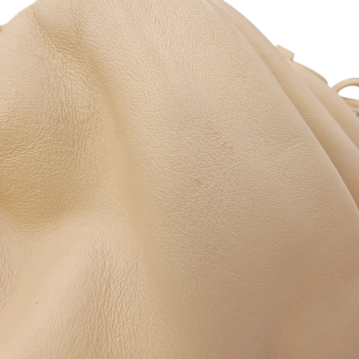 The Pouch  Mini Beige Crossbody Bag in Calfskin Gold hardware