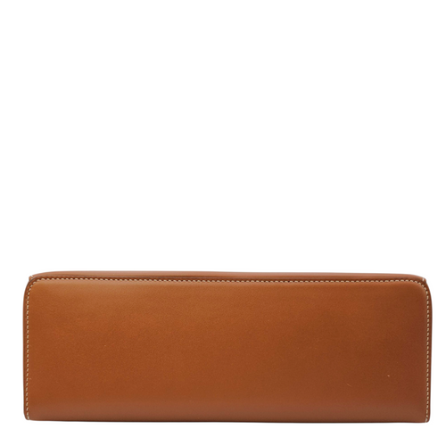 Extra Pocket  27 Brown Top Handle Bag Gold hardware
