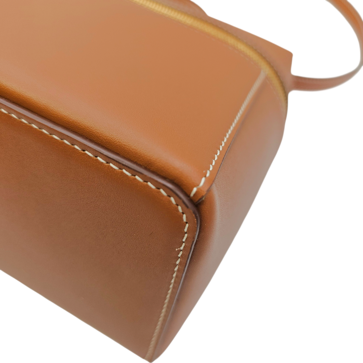 Extra Pocket  27 Brown Top Handle Bag Gold hardware