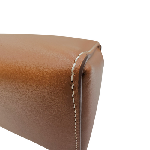 Extra Pocket  27 Brown Top Handle Bag Gold hardware