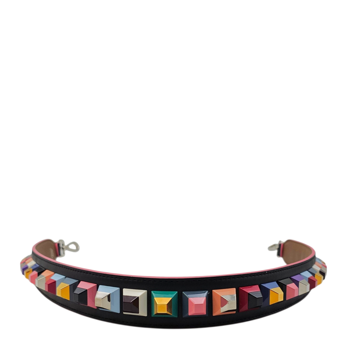 Plexiglas Studs Strap You  Multi-colour Bag Accessory Enamel hardware